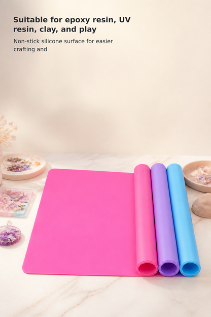 3-Piece Nonstick Silicone Craft Mat Set